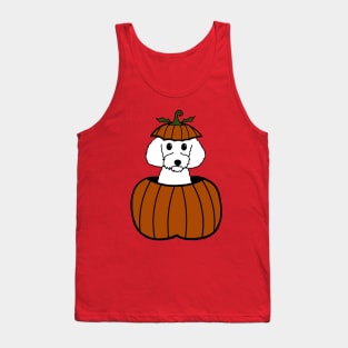 Pumpkin Poodle Tank Top